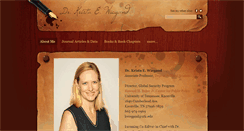 Desktop Screenshot of kristawiegand.com